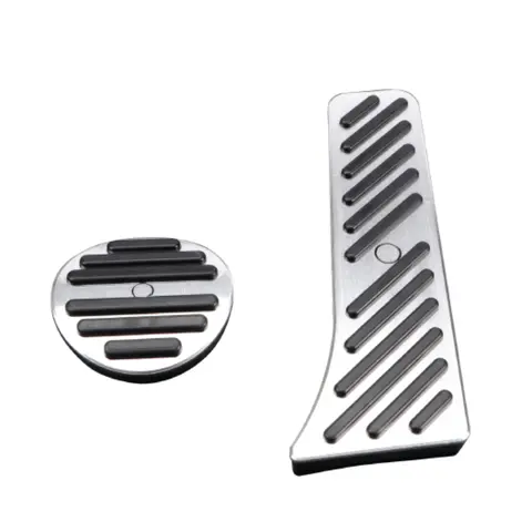 Non-slip Aluminum Alloy Throttle Accelerator Brake Pedal Cover For Mercedes Smart 451 Fortwo Car Parts Modification Accessories