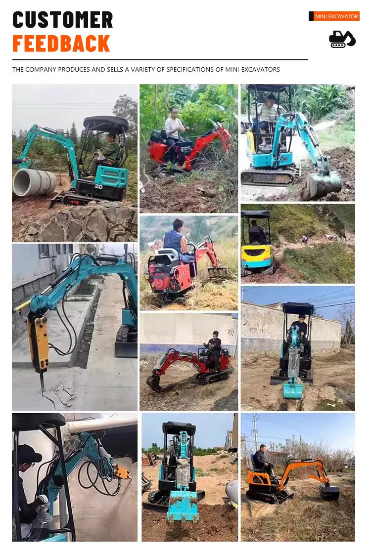 Neue Funktion: Günstiger 1,2-Tonnen-2-Tonnen-Bagger, Raupenbagger, EPA Euro 5, kleiner Bagger zum Verkauf – Detail 7