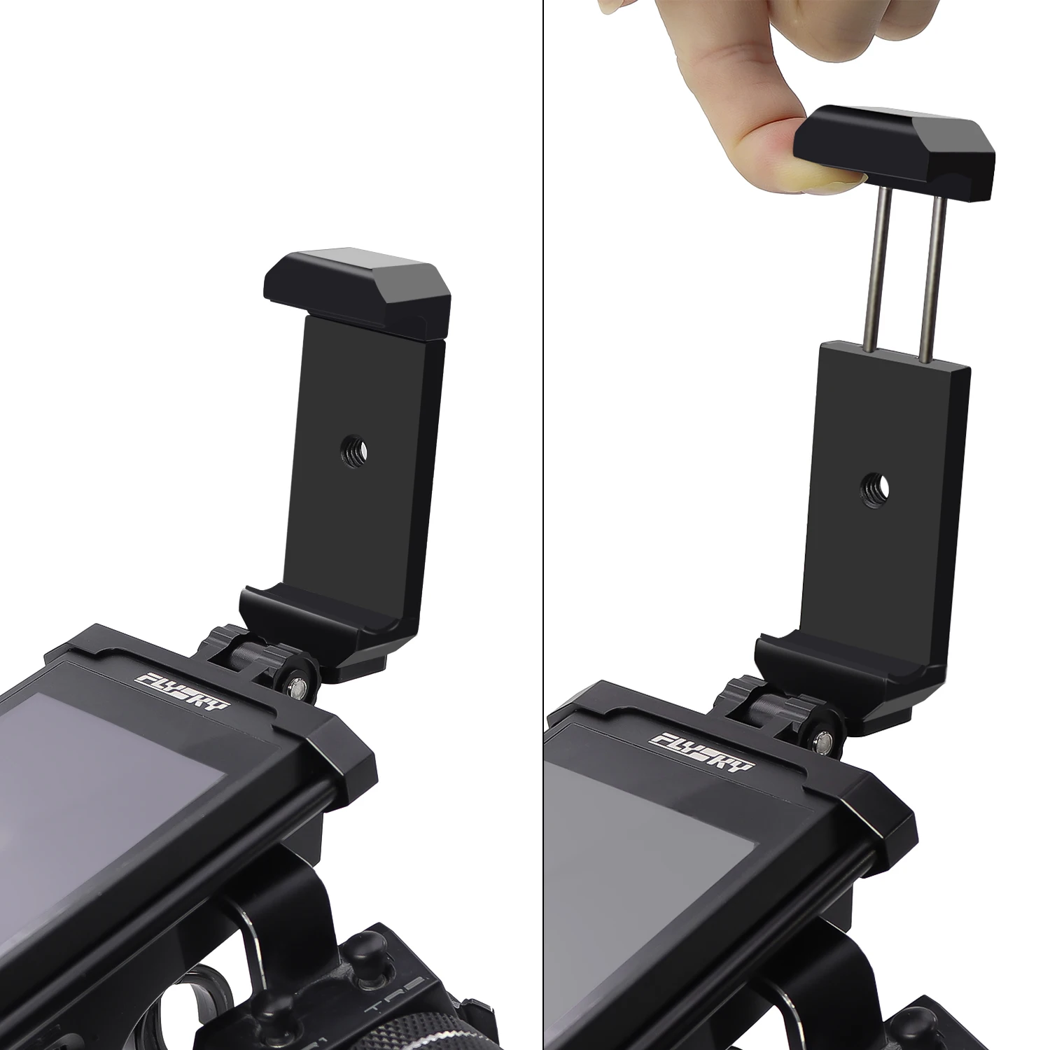 Aluminum Protector Frame Bracket With Phone Mount Holder For Flysky Noble NB4 Pro NB4 Lite NB4+ Radio Transmitter Upgrade Parts