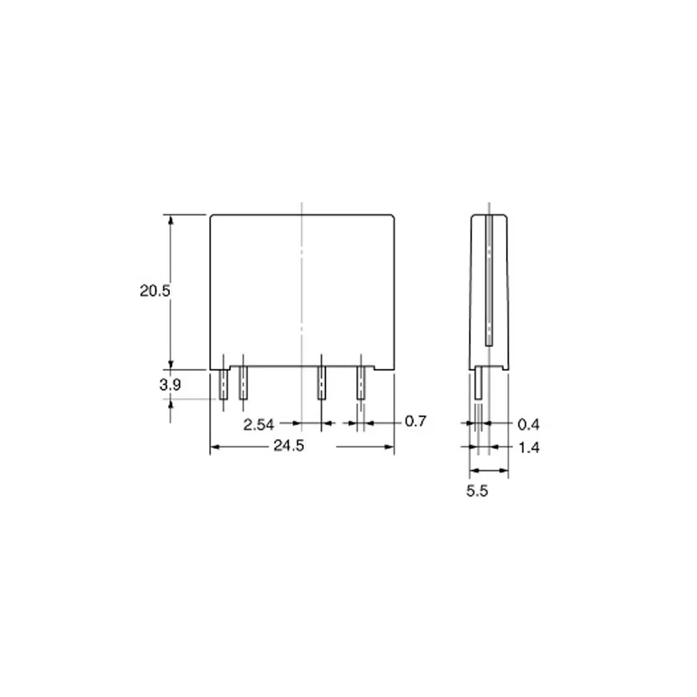 5 в 12 В 24 В DC-AC твердотельный релейный модуль G3MB-202P PCB SIP SSR AC 240 В 2A Snubber цепной резистор твердотельный релейный переключатель