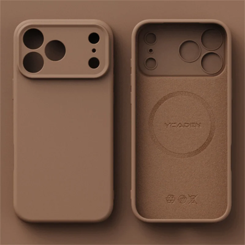 Funda magnética de silicona líquida original en oferta para iPhone 17 16 Pro Max 16 Plus 17 Air, para carga inalámbrica Magsafe 3