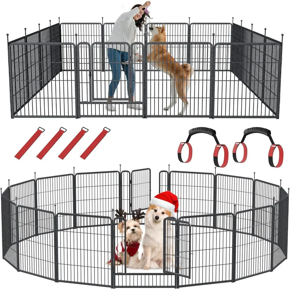 Dog Playpen with Anti-Rust Coating – 32