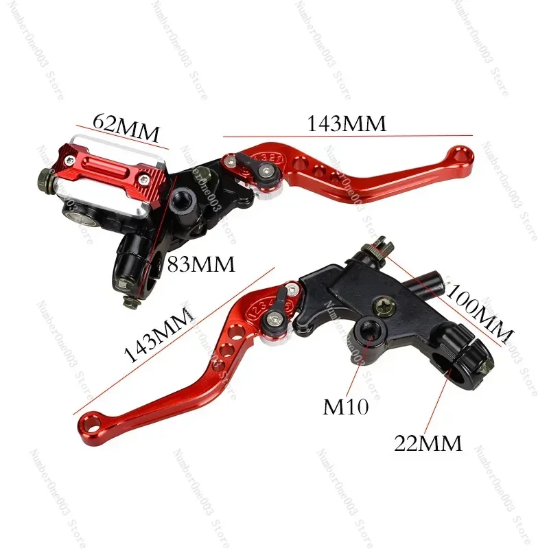Motorcycle Off-Road CNC 22mm Hydraulic Brake Master Cylinder Clutch Assembly Disc Handbrake Parts