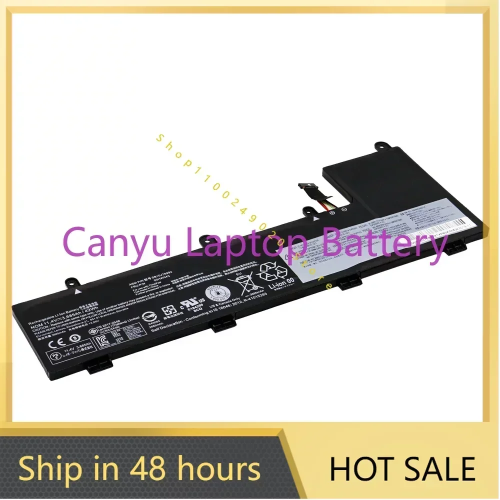 00HW044 00HW043 SB10J78991  For Lenovo ThinkPad Yoga 11e 20GC 20GE 20LQ 00HW042 SB10J78990 11.4V 3685mAh 42Wh Laptop battery