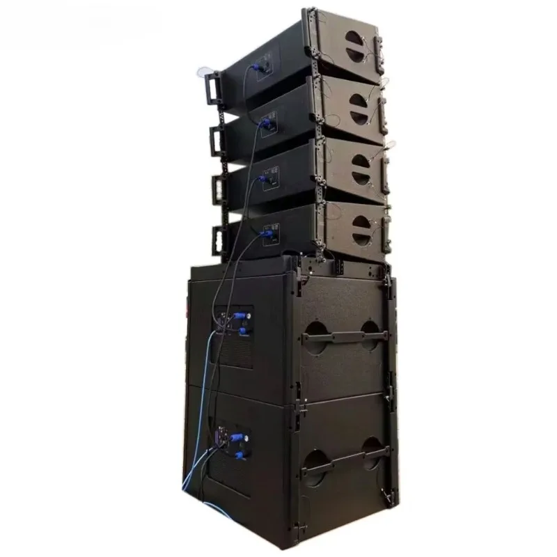 Picture 4: for  Professional sound DSP AMP Audio speaker Active line array system dual 10inch sound speakers line array with power amp