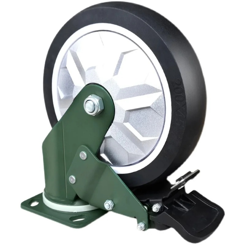 

1 Pcs-5 Inch Polyurethane Overloading Heavy Industrial Casters With Universal Wheels/brakes