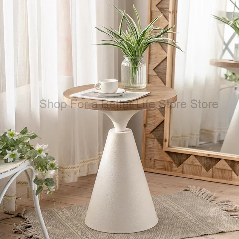 

Modern Coffee Small Desk Table Living Room Tea Hallway Round Mini Side Tables Dressing Mesa Lateral Para Sala Unique Furniture