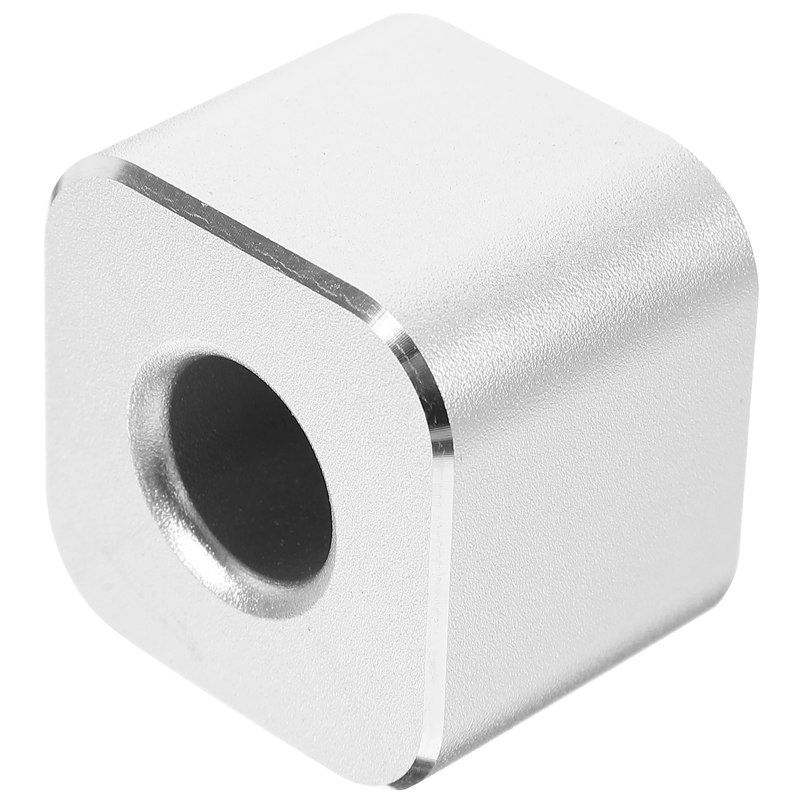 

Square Round Hole Pen Holder Office Stand for Students Stationery Home Single Desks Metal
