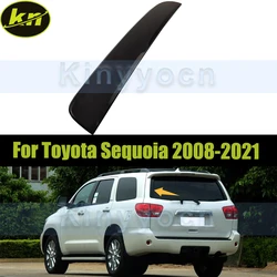 Car Rear Door Trunk Panel Cover For Toyota Sequoia 2008-2021 Rear Tail Window Panel Cove