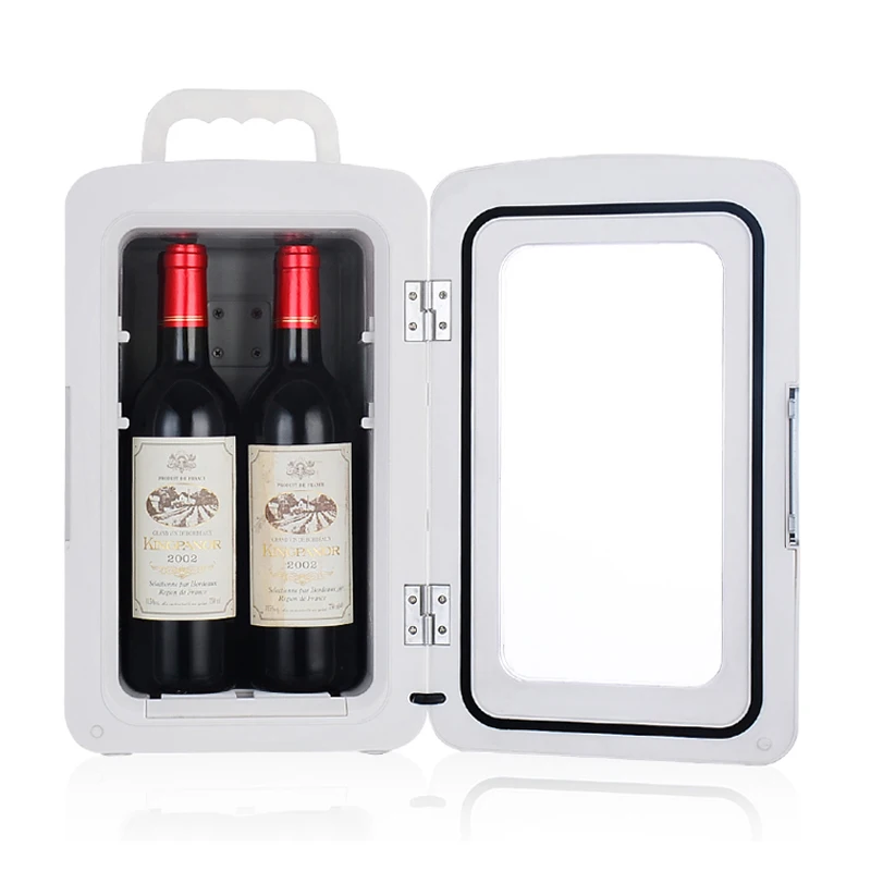 24l geladeira do carro armário de aquecimento de bebidas mini dormitório estudante refeições em casa geladeira armário quente e frio freezer 220v/12v