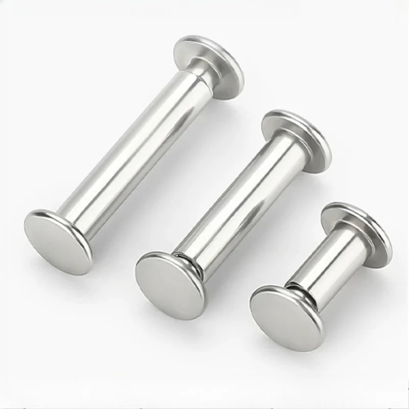 M5x28mm(1000set) 304 Stainless Steel Flat-Head Matching Male and Female Rivets For Riveting