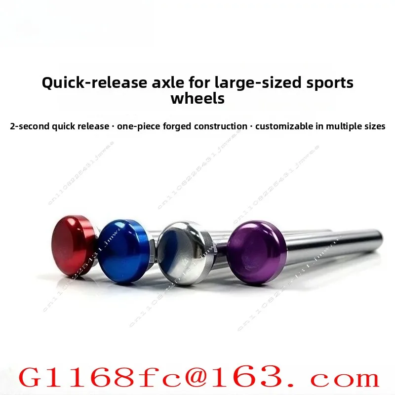 Quick Release Axle Chrome Plated Wear-resistant Quick Release Rod Wheelchair Large Axle Sports Wheelchair Accessories Parts