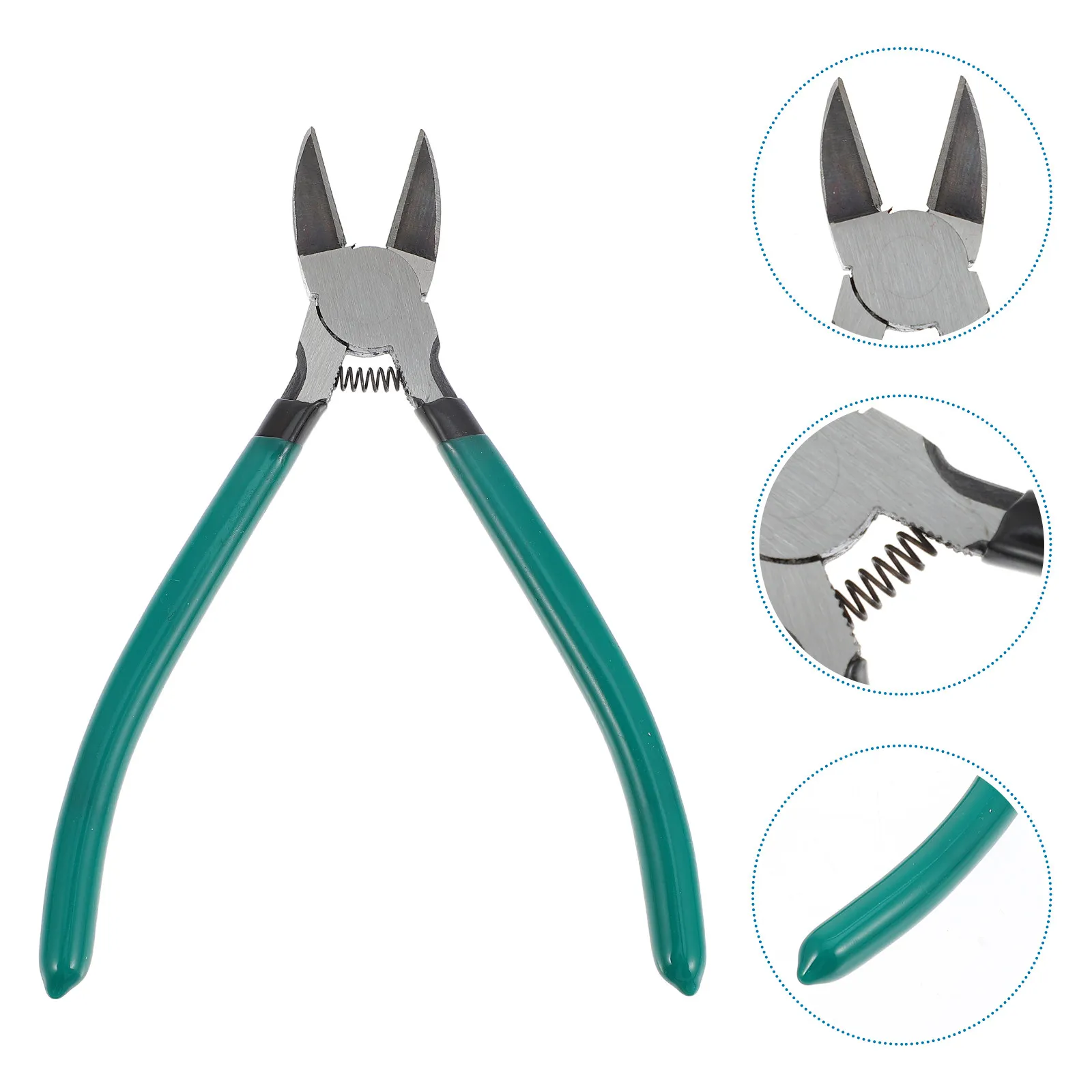6 Inch Precision Needle Nose Pliers High Carbon Steel Flush Wire Cutter for Electronics Repair DIY