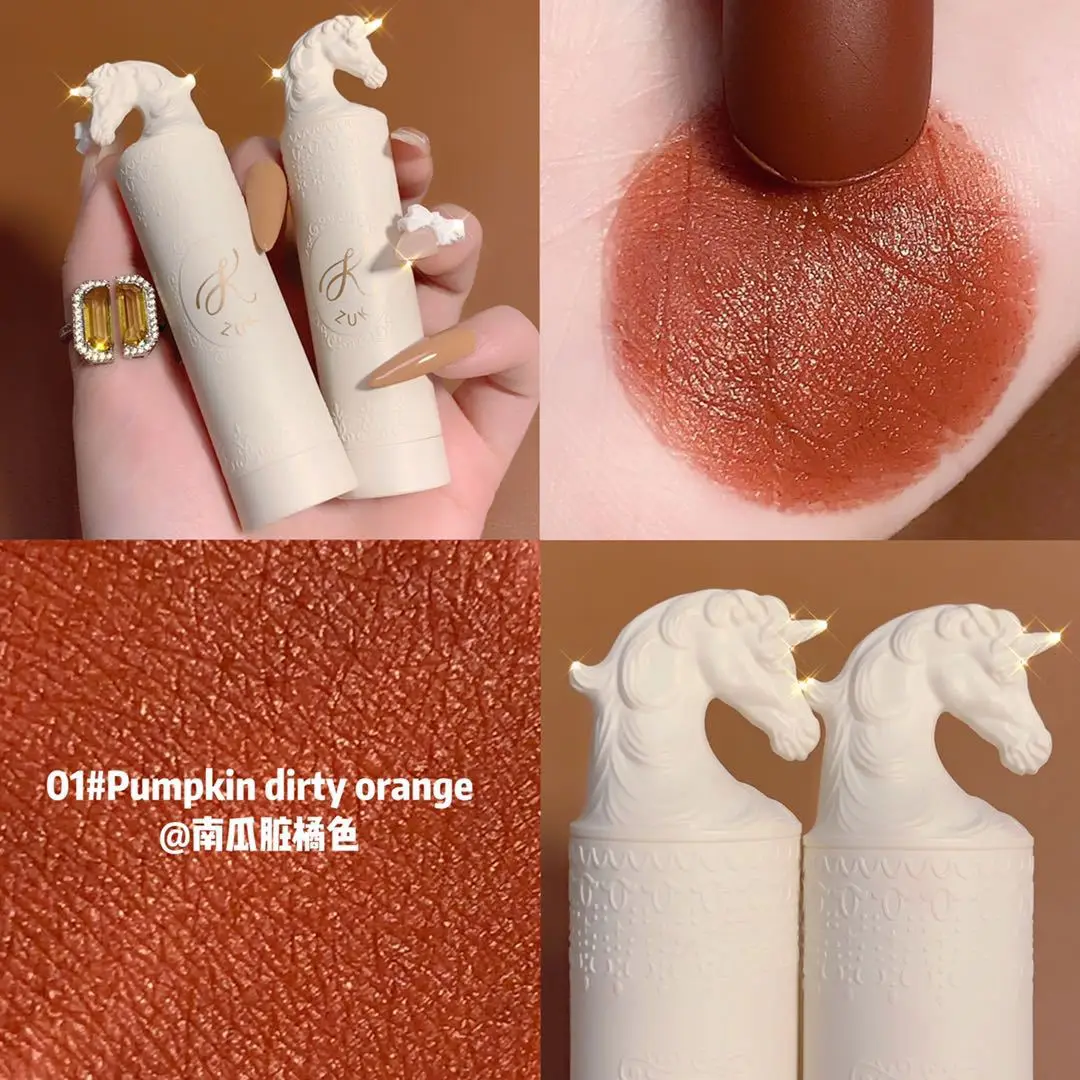 Unicorn 6 Color Lipstick Mist Face Velvet Matte Lipstick Natural Long-lasting Waterproof Non-stick Cup Lip Makeup Cosmetic