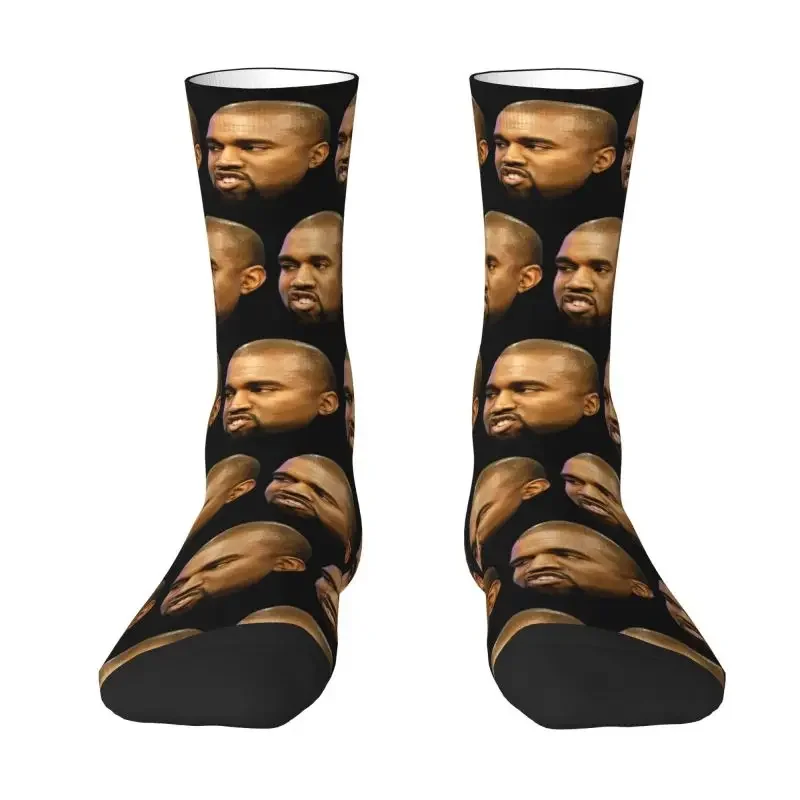 

Funny Kanye West Men Women Male Crew Socks Unisex Novelty Dress Sock