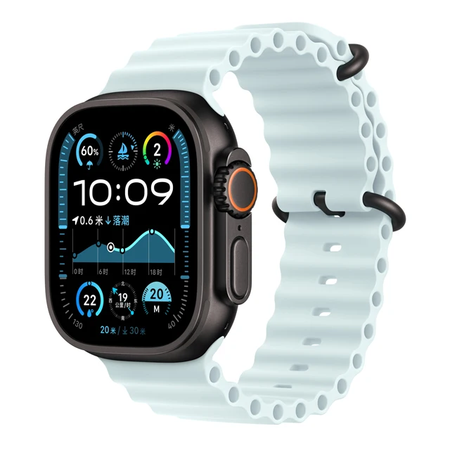 Ocean Strap für Apple Watch Bands Ultra 3 2 49 mm 44 mm 40 mm 41 mm 45 mm 42 mm 46 mm Sportarmband iWatch Serie 11 10 9 8 7 6 5 Se 3