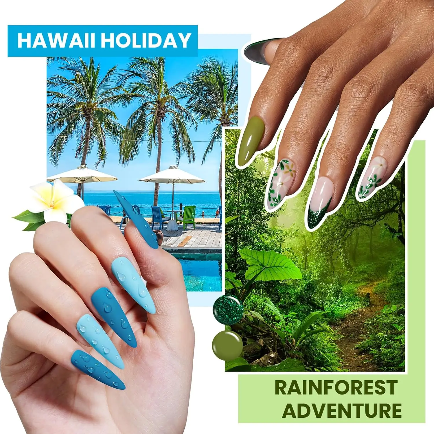 Juego de esmaltes de uñas en gel de ojo de gato de 60 colores con herramientas UV/LED, abrigos básicos y superiores para regalos de manicura casera DIY