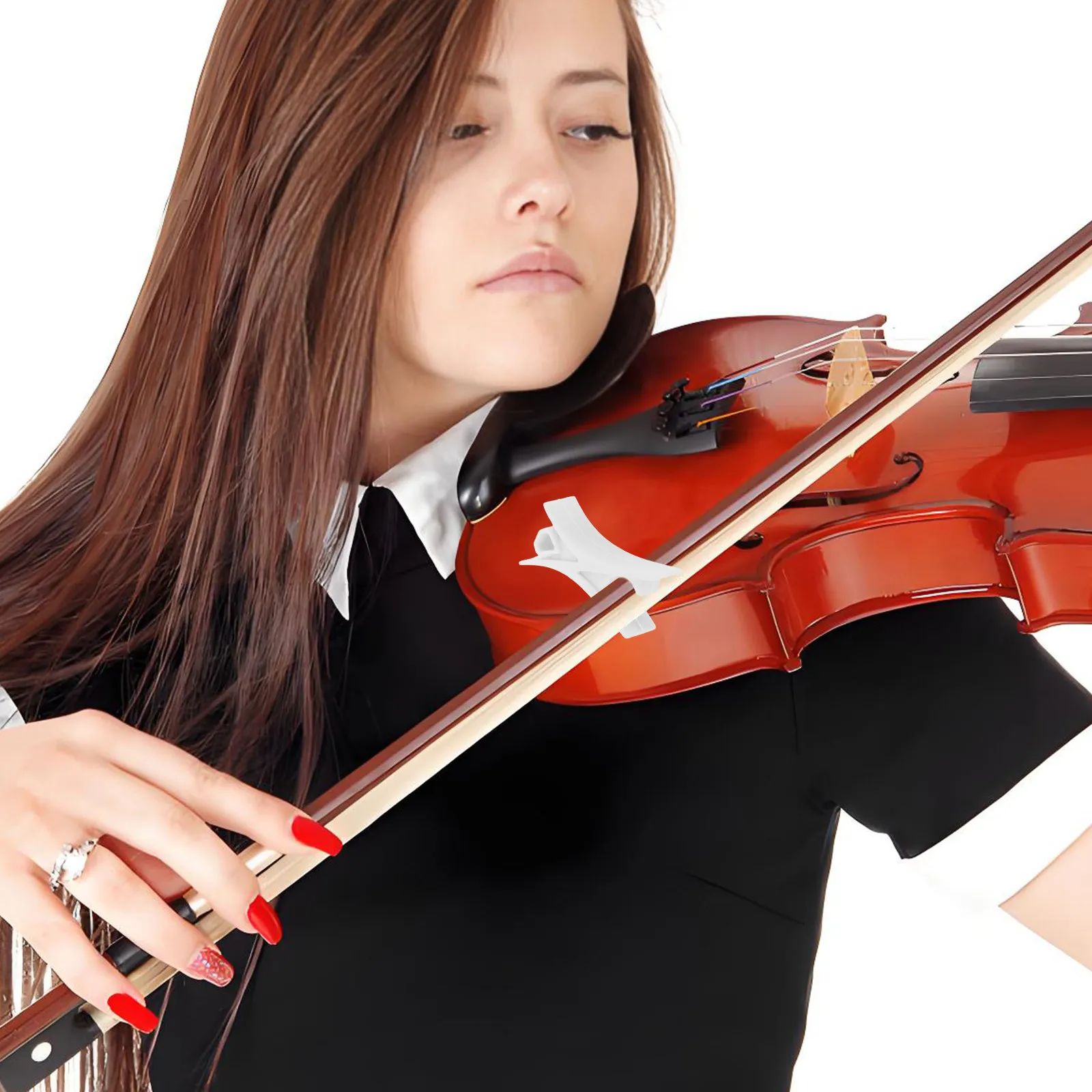 1Set Silicone Violin Bow Grip Corrector Soft For Violin Beginner Hand Correction Tool Teaching Aid Beginners Cello