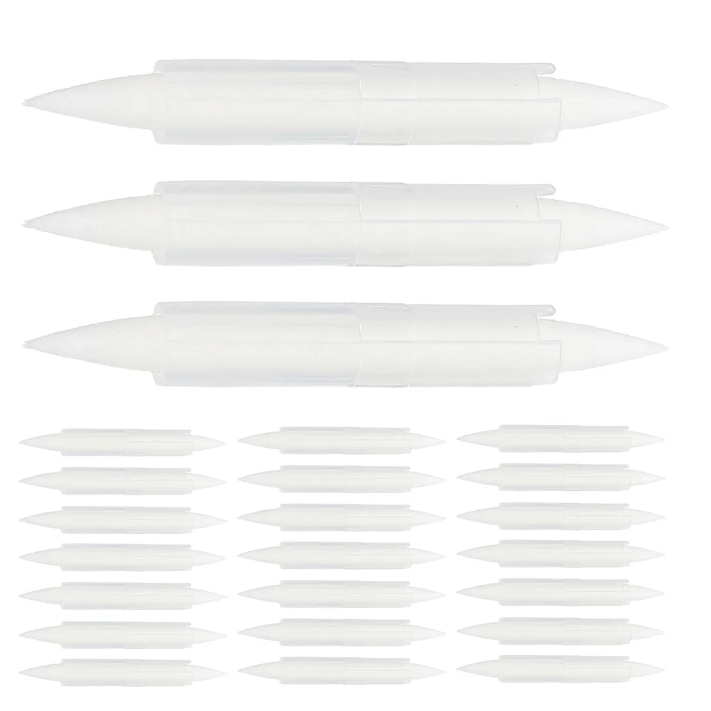 

30pcs Refillable Marker Pen Nibs Soft Brush Tip Replacement For Acrylic Paint Pens Painting Graffiti Art Diy Projects Supplies