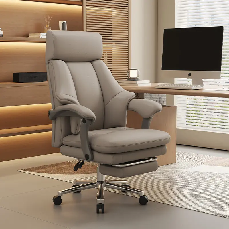 

Relaxing Executive Office Chair aesthetic Computer Arm Comfortable Office Chair Swivel Footrest Silla Oficina Trendy Furniture