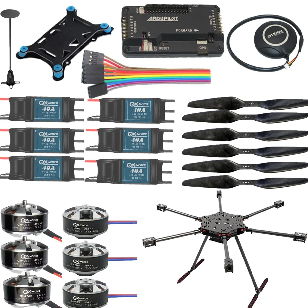 680 Six-axis Folding Carbon Fiber Frame With 4208 Motor With 40A ESC With1355 Propeller With Apm Or Pix Flight Control