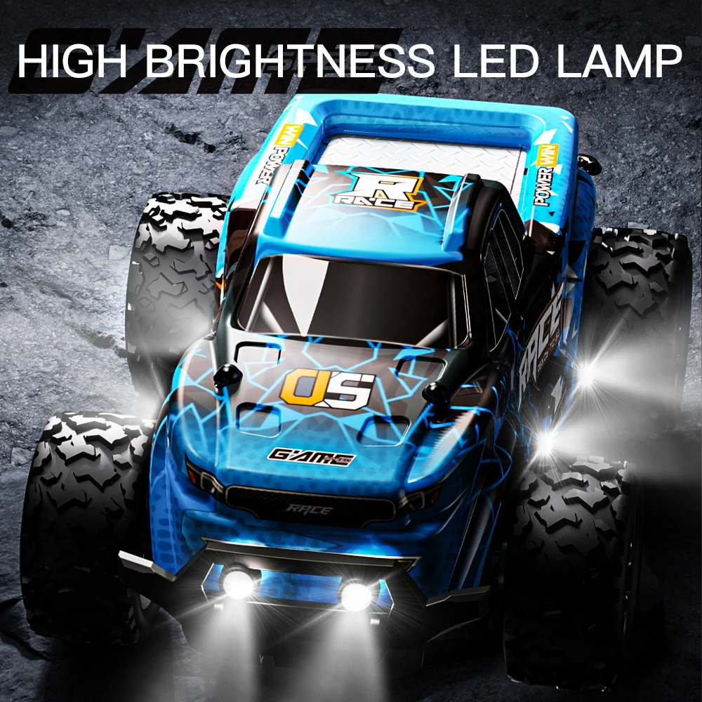 KBDFA KF23 KF24 RC Car 1/20 Off Road Vehicle With LED Light Big Foot Climbing High Speed Racing Outdoor RC Toys Gifts for Kids