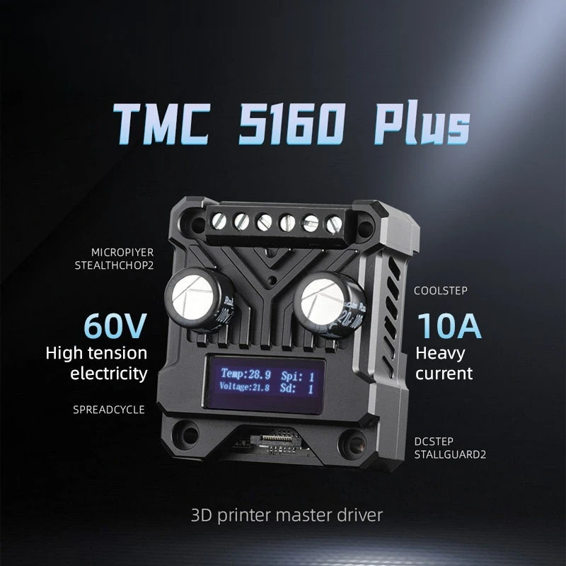 

FLY 12-60V TMC5160 Plus 10A current 3D printer drives Marlin Klipper