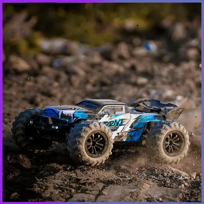 1:16 75KM/H lub 50KM/H 4WD RC Car z pilotem LED High Speed Drift Monster Truck dla dzieci Vs Wltoys 144001 Zabawki