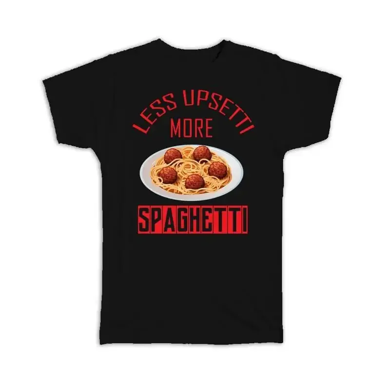 For Spaghetti Lover Italian Food Pasta Meatballs Kitchen Poster T shirt