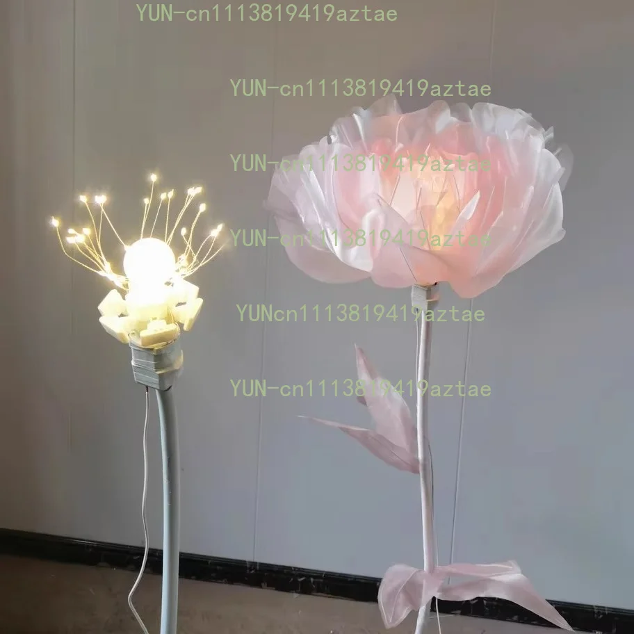 Adjustable Speed Large Mechanical Flower Motor With Star Lights Automatic Open Closing Motor  for Wedding Party Decor DIY
