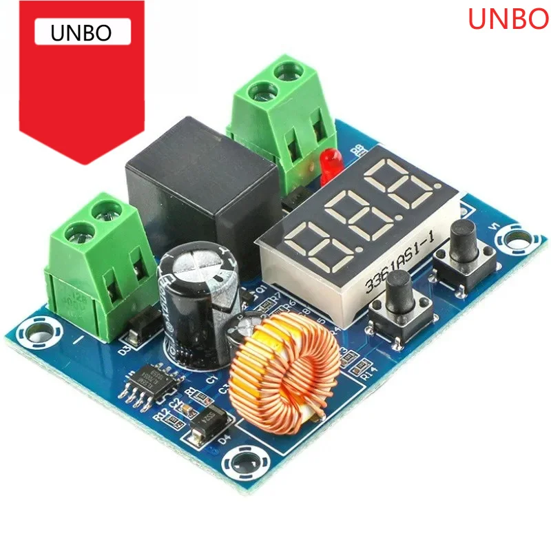 XH-M609 Low Voltage Disconnect Switch Cut Off 12V 24V 36V Digital LED Display Over-Discharge Protect for 12-36V Lithium Battery