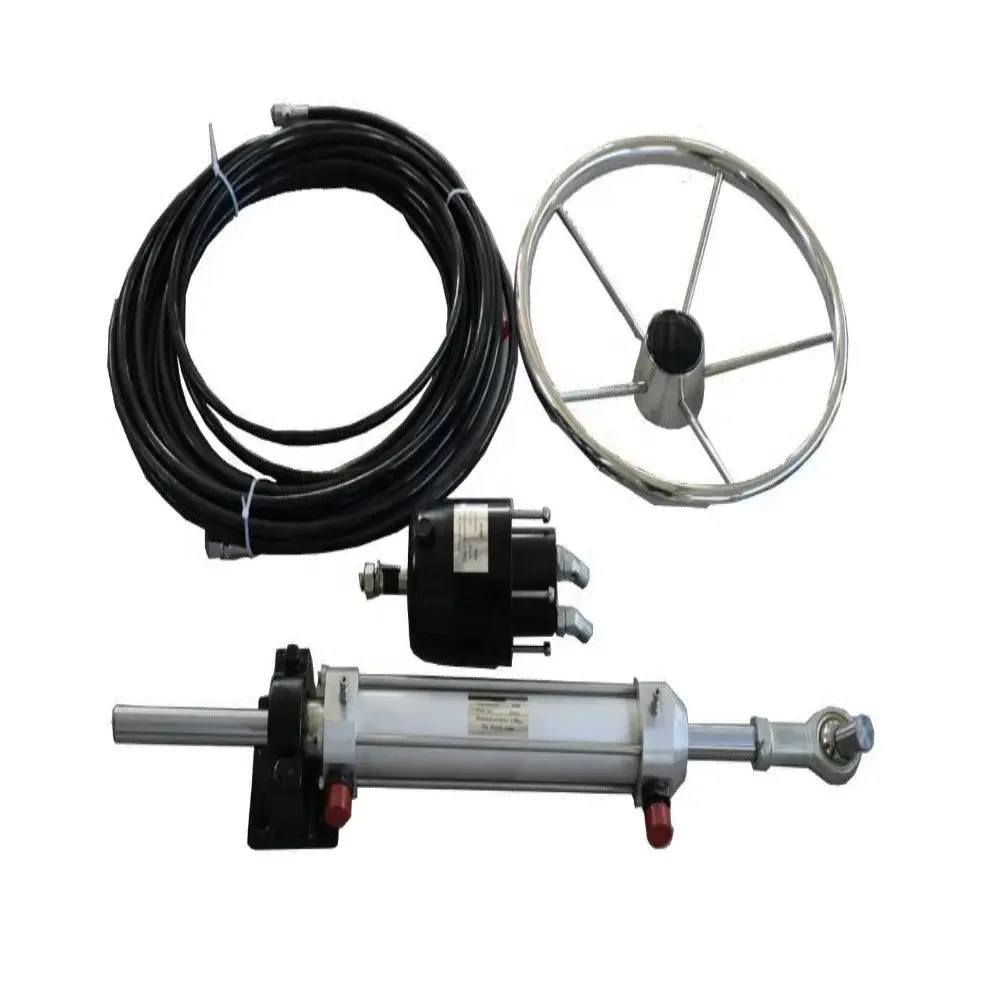 16-500KNm Pendulum Cylinder Type Hydraulic Steering Gear Marine Rudder Steering Control System Console