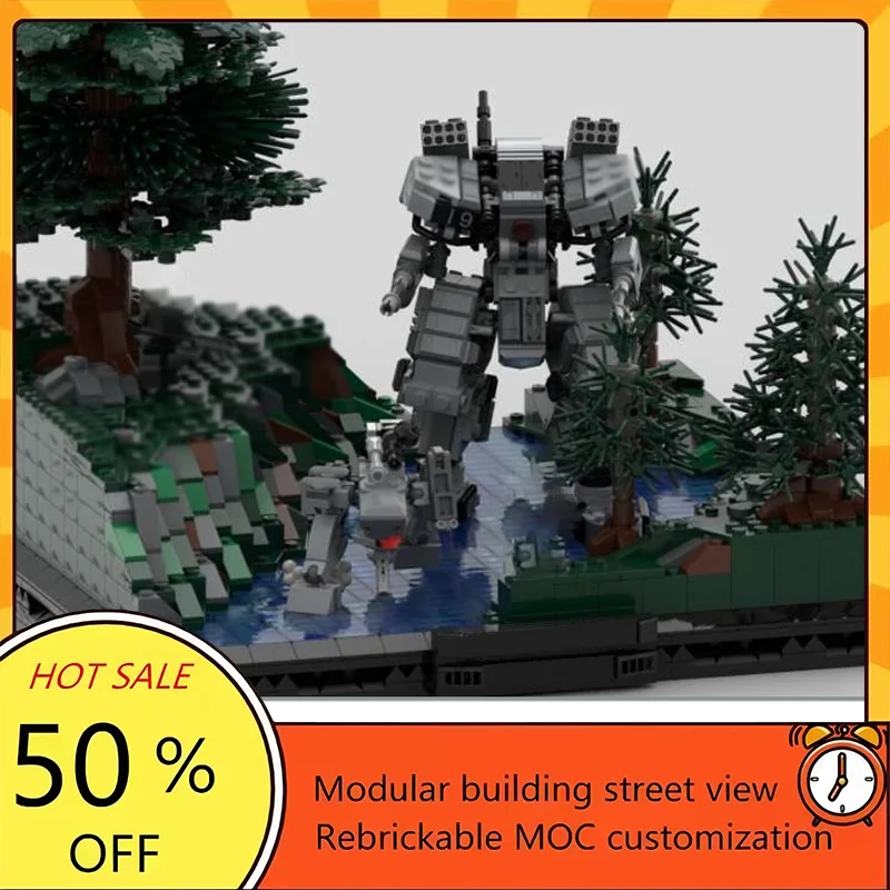 

Набор для сборки модульного меха из 2738 деталей по мотивам популярного фильма «Звездные войны», конструктор MOC, технологичный подарок, праздничный набор для детей