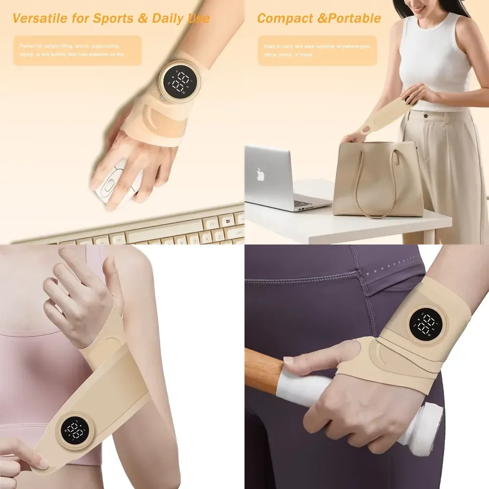 

【CHIMU HOME】 NEW Arrival VONMIE EMS Hand Massage Wrap with Wireless Remote Control Lithium Battery Factory Supply Directly