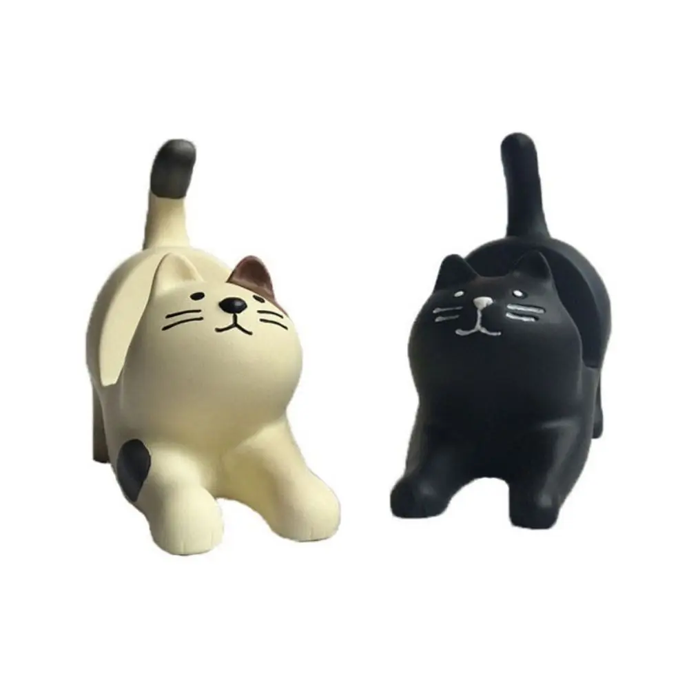 Cat Model Cat Phone Holder Resin Doll Support Mobile Phone Stand Stretch Oneself Portable Cell Phone Bracket Phone Accessories