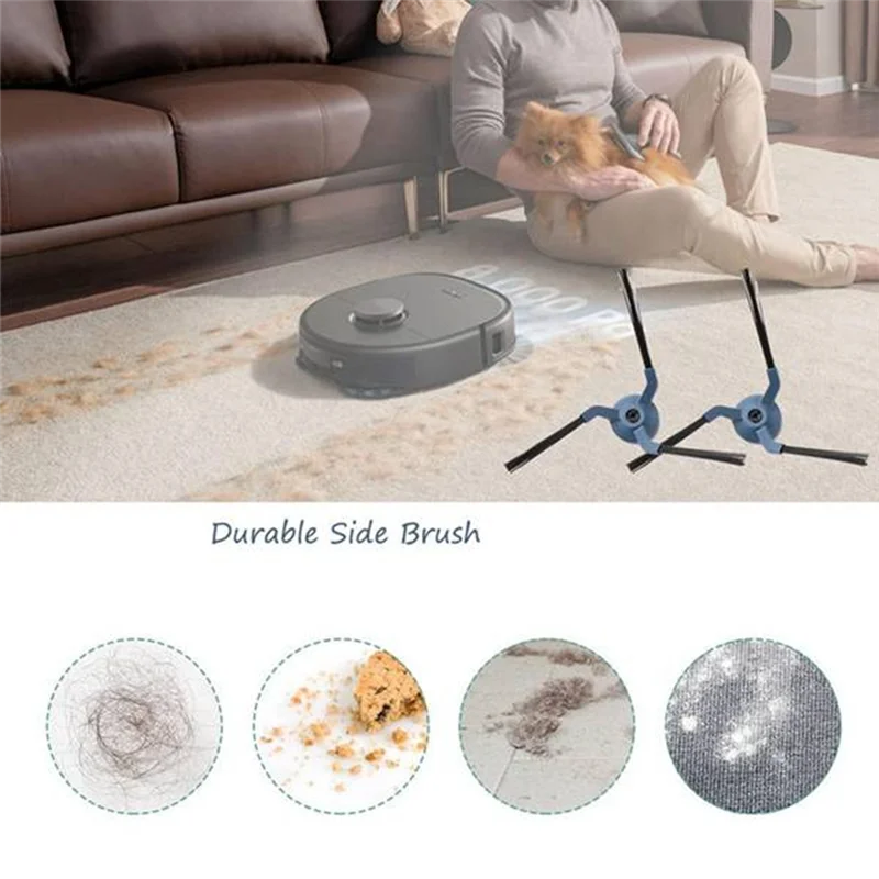 H-W 16PCS Ersatzteile Für Eufy X10 Pro Omni Roboter Vakuum Zubehör Wichtigsten Seite Pinsel Mopp Tuch Pads hepa-Filter