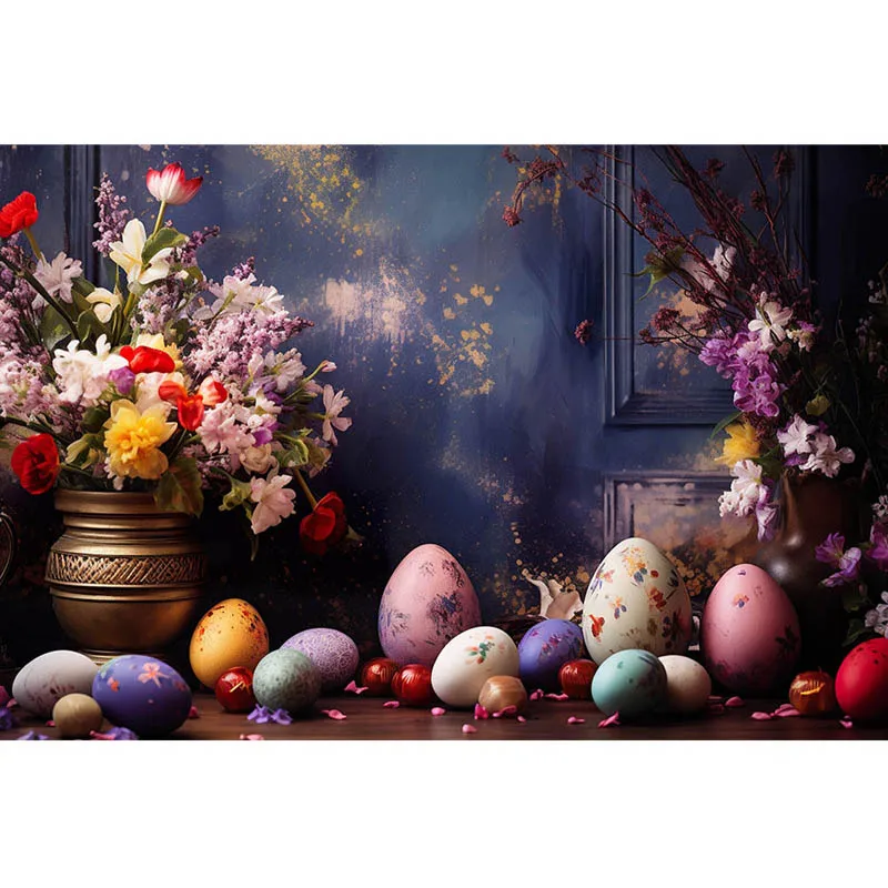 Mocsicka фоны для фотосъемки фиолетовая винтажная стена Цветочные яйца дети Портретные фоны для фотографирования новорожденных