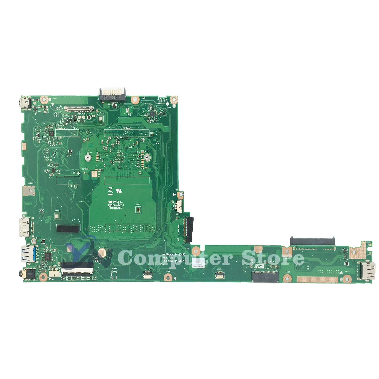 Imagem -02 - Placa-mãe do Portátil para Asus Vivobook 14 X407ma com Cpu N5000 N4000 N4100 100 Testado Funcionando