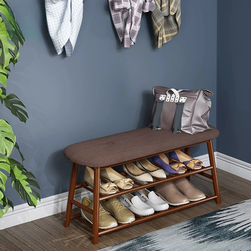 

Nordic door change shoe stool household entrance can sit soft bag seat cushion
