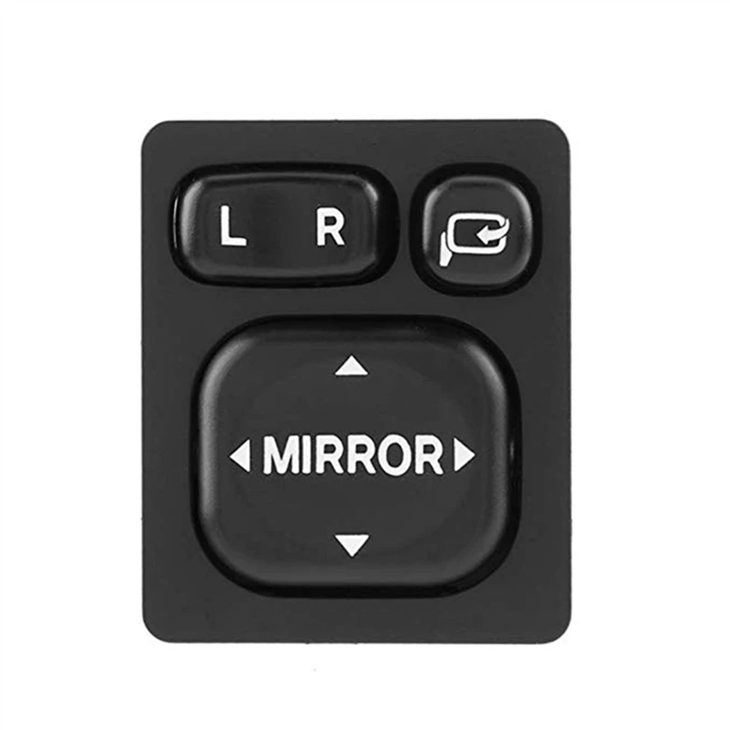 4 Piece 4Pcs Power Folding Mirror Control Switch Black Automotive Supplies For Toyota Rav4 Camry Lexus 84872-52040