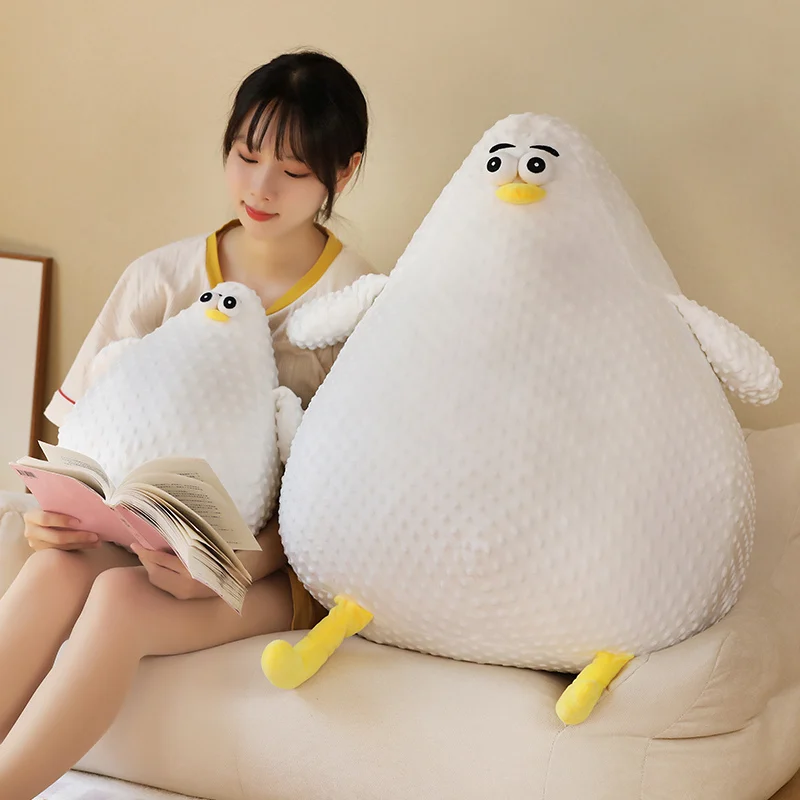 1pc 30/45/65cm INS Cute Chubby Seagull Plush Toys Oddy Seagull Dolls Sleeping Pillow Stuffed Soft Cushion Baby Appease Toy