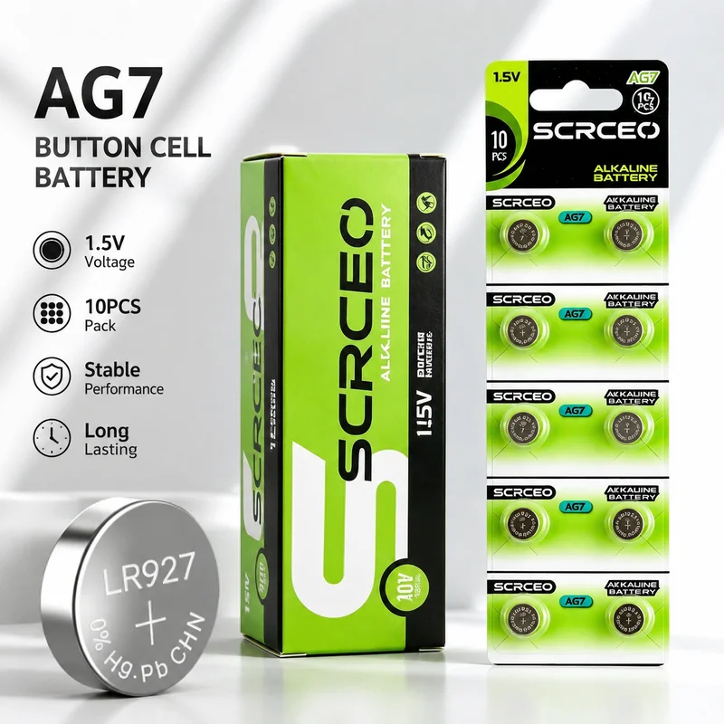Alkaline Button Cell Battery AG7 SR927SW 395 LR927 LR57 SR927W 399 395A for Watch Toy Remote Control 2-60PCS