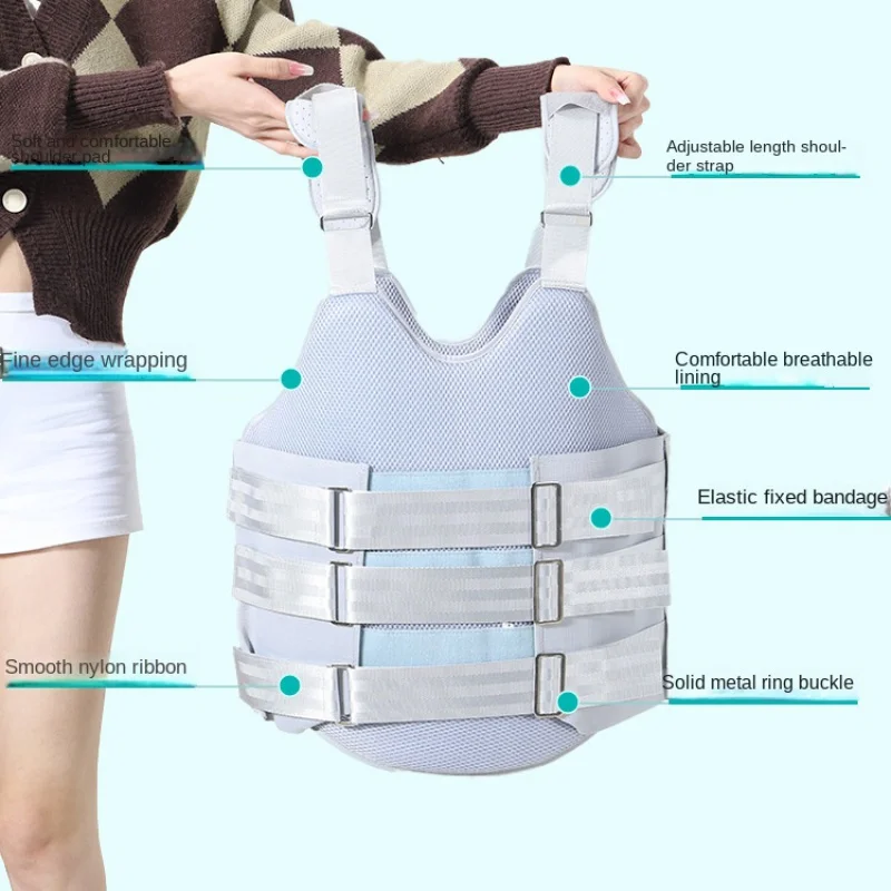 Thoracolumbar Fixation Brace Compression Fracture Brace Fixation Spinal Belt Postoperative Lumbar Support Rehabilitation Fixator
