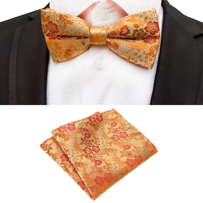 Pajarita de lujo para hombre, pajarita de cuero roja hecha a mano, dorada y plateada, para fiesta
