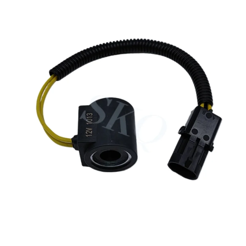 

For Sunward Swe50e/60e/70e/80e/90e Pilot Safety Lock Electromagnetic Valve Coil 12v Excavator Accessories