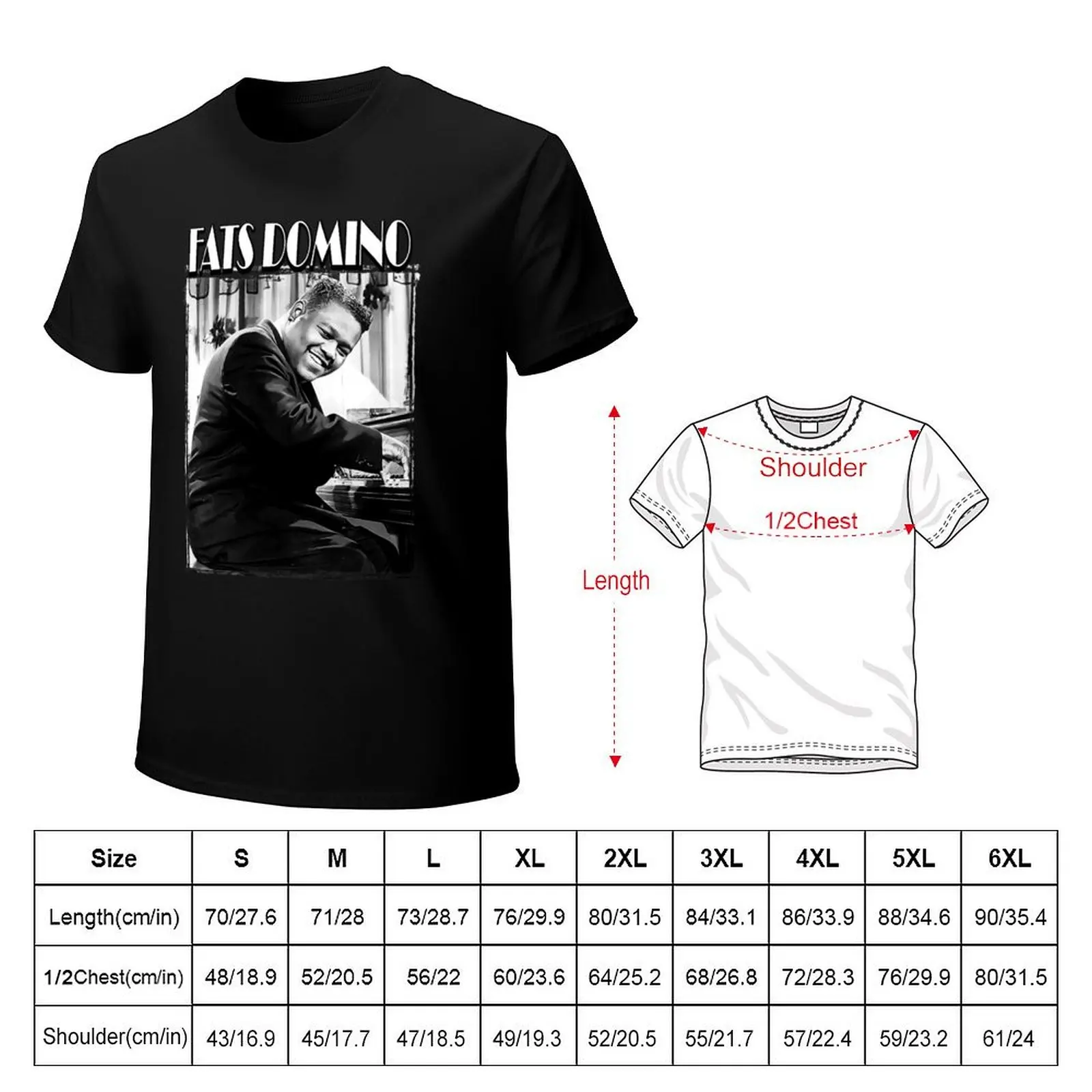 Fats Domino T-Shirt graphics shirts graphic man t shirt shirts men graphic