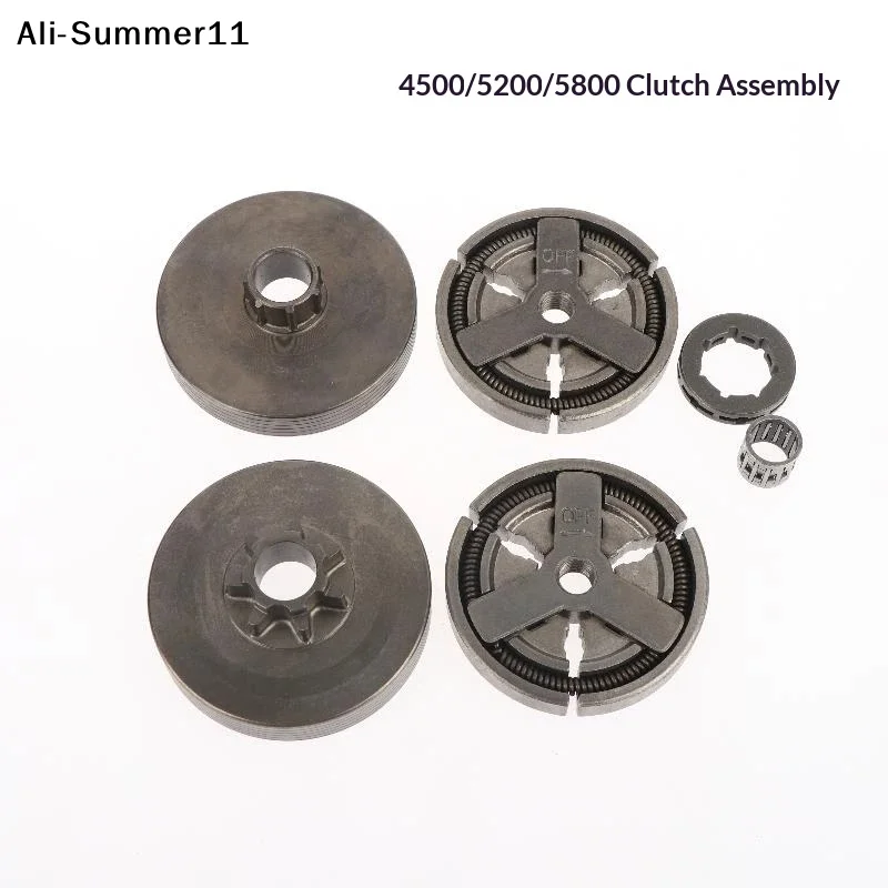 【U11】1 Set Chainsaw Parts 4500 5200 5800 Clutch Sprocket Kit For 0.325