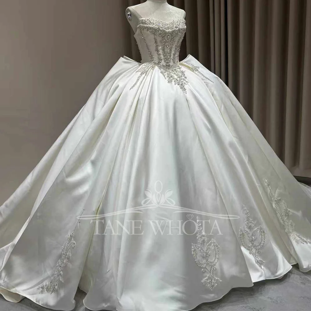 Wedding Dress 2026 Sweetheart Sleeveless Lace up Back Sequined Embroidery Customized Brides Gown for Special Occasions