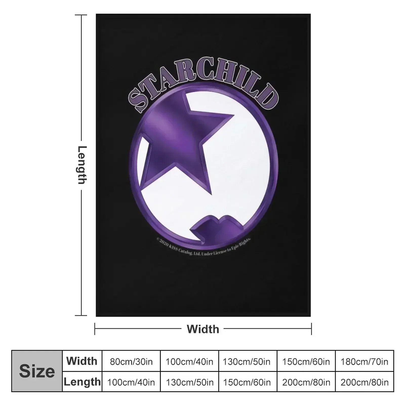 Purple Starchild Artwork - Round - Kiss Throw Blanket sofa bed Sofas Beautifuls Quilt Kid'S Blankets