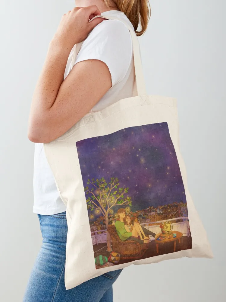 Puuung Illustration No.96 Tote Bag custom fabric bag ecological bags shopper bag woman hand bags Canvas Tote